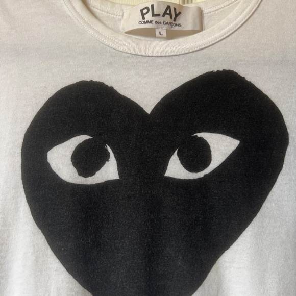 BUNDLE: Comme des Garçon (white & black) tees - Picture 4 of 4